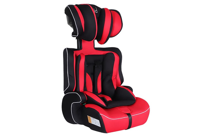 Kikid Autostol Basic R129 76-105 cm - Sort/Orange - Sport & fritid - Til børn - Bilstole & autostole