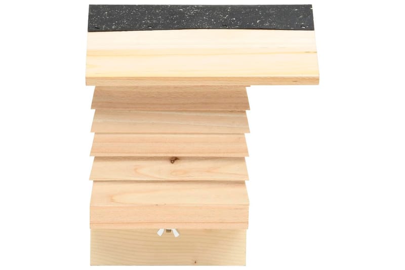Bihotel 22x20x20 cm massivt fyrretræ - Brun - Sport & fritid - Til dyrene