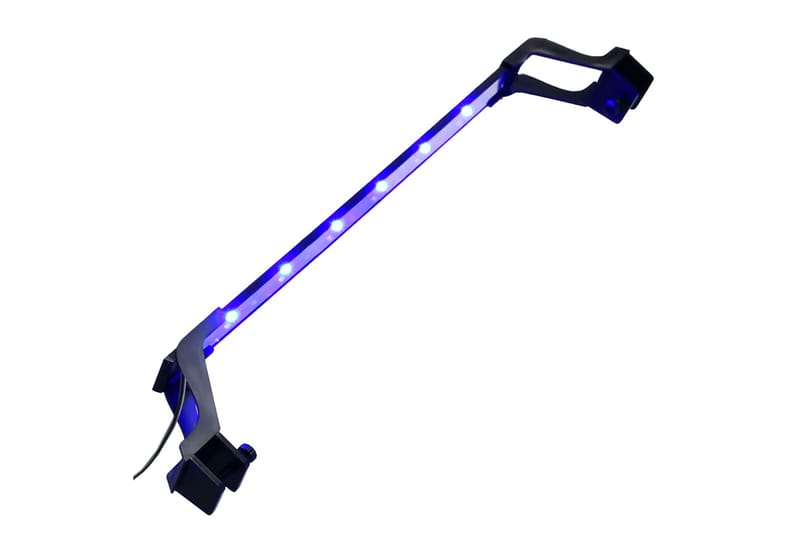 Led-Lampe Til Akvarium Med Klemmer 55-70 cm Blå Og Hvid - Sport & fritid - Til dyrene - Fisk & reptiler