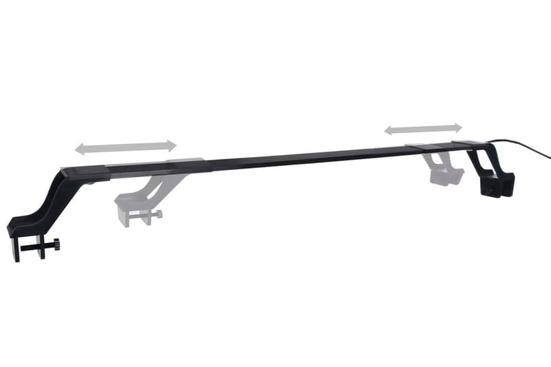 Led-Lampe Til Akvarium Med Klemmer 55-70 cm Blå Og Hvid - Sport & fritid - Til dyrene - Fisk & reptiler