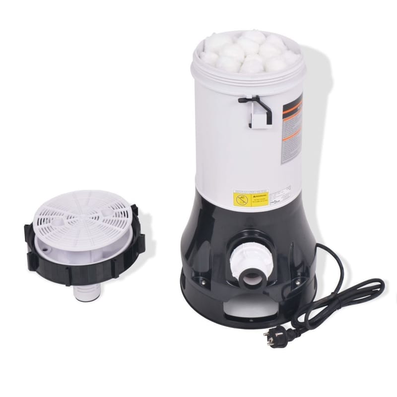 Filterpumpe Til Intex Bestway Pools 185 W 4,4 M³/T - Flerfarvet - Sport & fritid - Til dyrene - Fisk & reptiler