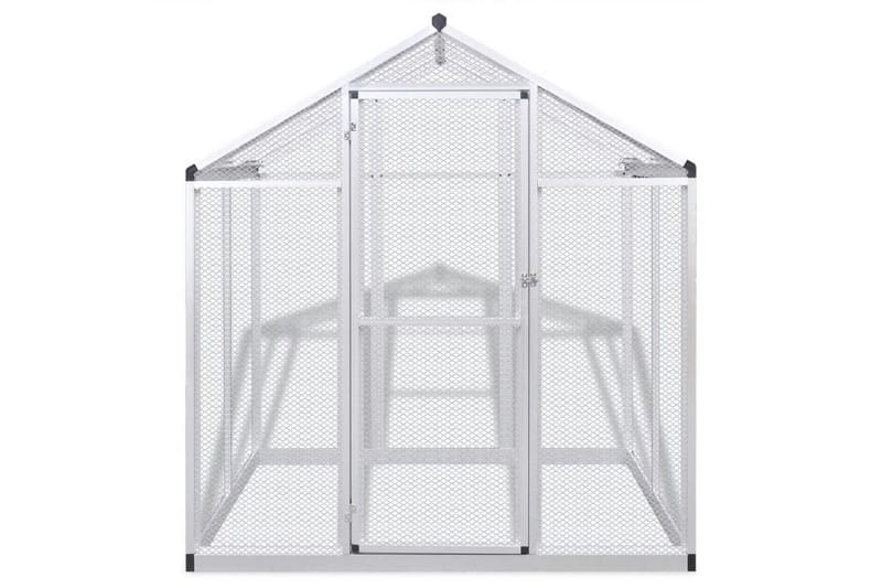 Udendørs Voliere I Aluminium 178 X 122 X 194 Cm - gennemsigtig - Sport & fritid - Til dyrene - Fugl - Fuglebure & voliere