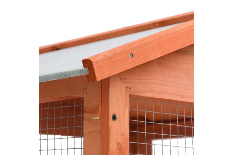 voliere 68x62x166 cm massivt grantræ - Brun - Sport & fritid - Til dyrene - Fugl - Fuglebure & voliere