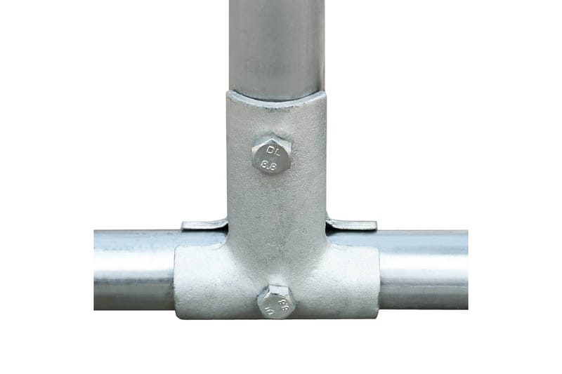 hønsehus 14x2x2 m galvaniseret stål - Sølv - Sport & fritid - Til dyrene - Fugl - Hønsehus