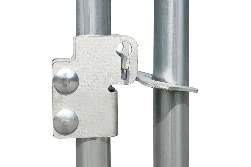 hønsehus 8x2x2 m galvaniseret stål - Sølv - Sport & fritid - Til dyrene - Fugl - Hønsehus