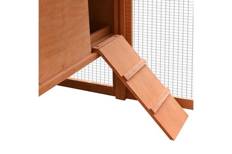 Hønsehus Massivt Fyrre- Og Grantræ 170 X 81 X 110 Cm - Brun - Sport & fritid - Til dyrene - Fugl - Hønsehus