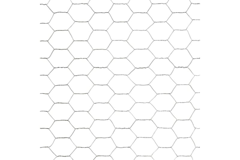 hønsenet galvaniseret stål 25 x 1,5 m sølvfarvet - Sølv - Sport & fritid - Til dyrene - Fugl - Hønsehus