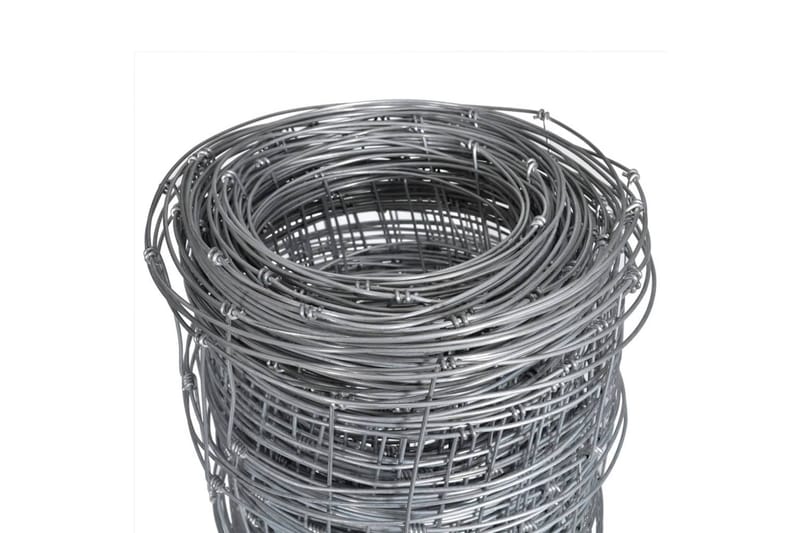havehegn 50x1,2 m galvaniseret stål sølvfarvet - Sølv - Sport & fritid - Til dyrene