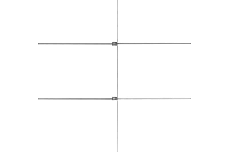 havehegn 50x1,2 m galvaniseret stål sølvfarvet - Sølv - Sport & fritid - Til dyrene