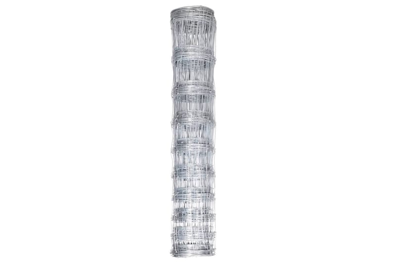 havehegn 50x1,2 m galvaniseret stål sølvfarvet - Sølv - Sport & fritid - Til dyrene