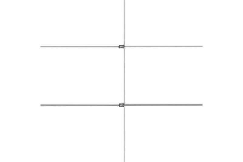 havehegn 50x1,25 m galvaniseret stål sølvfarvet - Sølv - Sport & fritid - Til dyrene