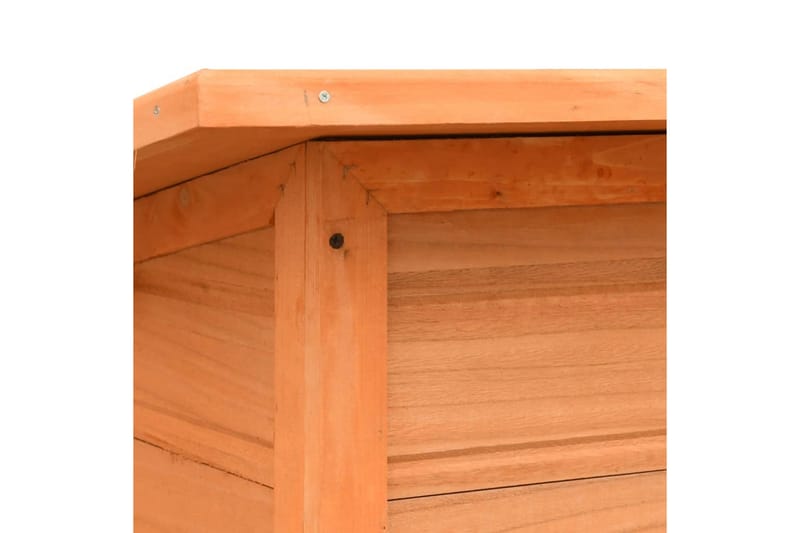 Hundebur I Massivt Fyrre- Og Grantræ 120 X 77 X 86 Cm - Brun - Sport & fritid - Til dyrene - Til hund - Transportkasse hund & hundebur