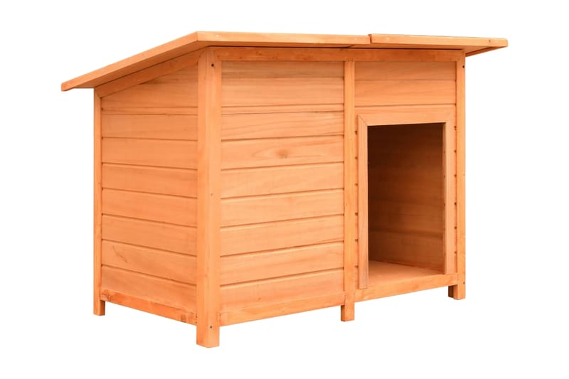 Hundebur I Massivt Fyrre- Og Grantræ 120 X 77 X 86 Cm - Brun - Sport & fritid - Til dyrene - Til hund - Transportkasse hund & hundebur