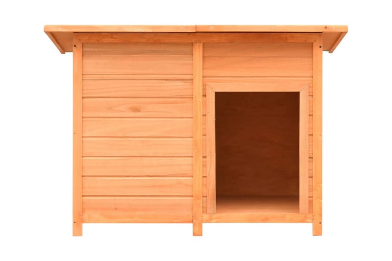Hundebur I Massivt Fyrre- Og Grantræ 120 X 77 X 86 Cm - Brun - Sport & fritid - Til dyrene - Til hund - Transportkasse hund & hundebur