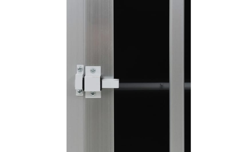 Hundebur Med Dobbelt Dør 89 X 69 X 50 Cm - Sølv - Sport & fritid - Til dyrene - Til hund - Transportkasse hund & hundebur