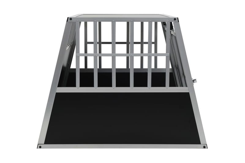 Hundebur Med Dobbelt Dør 94 X 88 X 69 Cm - Sølv - Sport & fritid - Til dyrene - Til hund - Transportkasse hund & hundebur