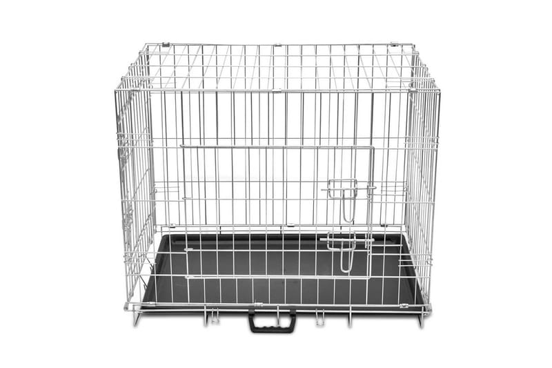 Hundebur Sammenfoldeligt Str. L Metal - Sort - Sport & fritid - Til dyrene - Til hund - Transportkasse hund & hundebur