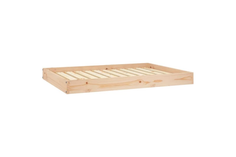 beBasic hundeseng 101,5x74x9 cm massivt fyrretræ - Brun - Sport & fritid - Til dyrene - Til hund - Hundemøbler - Hundeseng