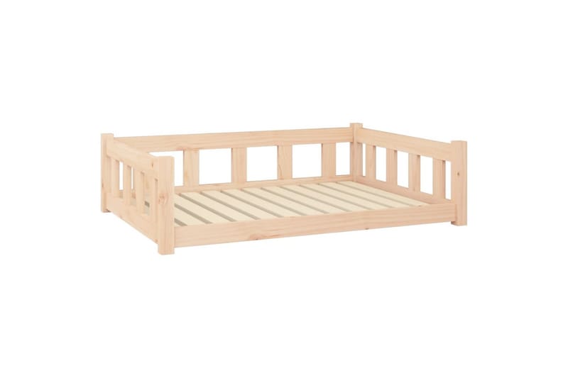 beBasic hundeseng 105,5x75,5x28 cm massivt fyrretræ - Brun - Sport & fritid - Til dyrene - Til hund - Hundemøbler - Hundeseng