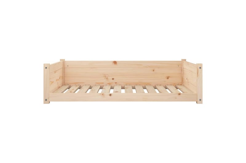 beBasic hundeseng 105,5x75,5x28 cm massivt fyrretræ - Brun - Hundeseng - Hundemøbler