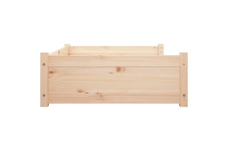 beBasic hundeseng 105,5x75,5x28 cm massivt fyrretræ - Brun - Sport & fritid - Til dyrene - Til hund - Hundemøbler - Hundeseng