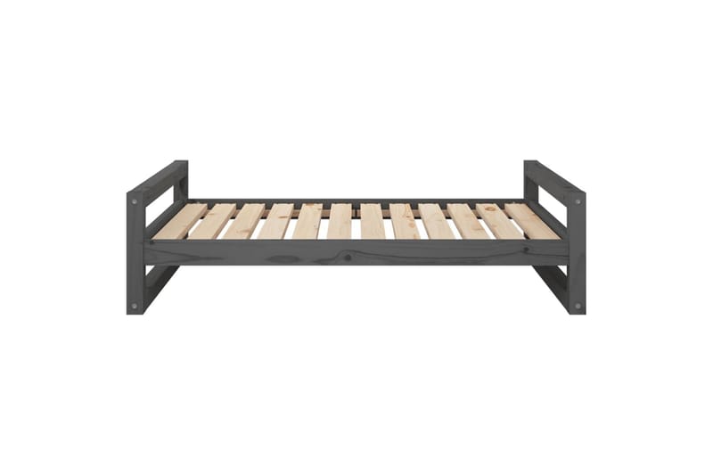 beBasic hundeseng 105,5x75,5x28 cm massivt fyrretræ grå - GrÃ¥ - Sport & fritid - Til dyrene - Til hund - Hundemøbler - Hundeseng