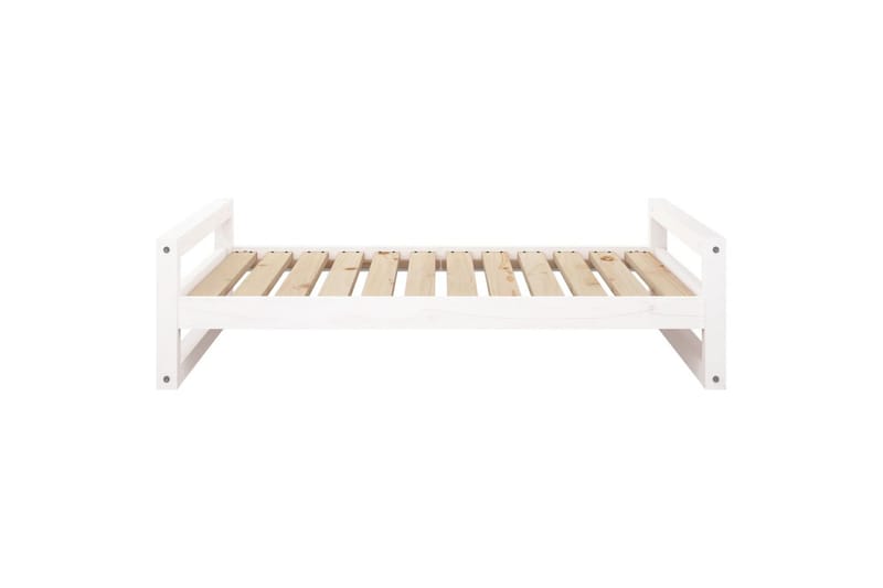 beBasic hundeseng 105,5x75,5x28 cm massivt fyrretræ hvid - Hvid - Sport & fritid - Til dyrene - Til hund - Hundemøbler - Hundeseng