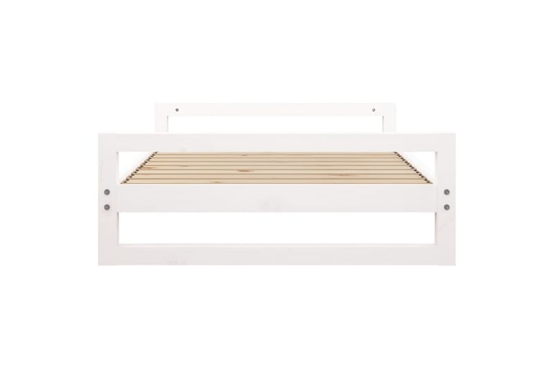 beBasic hundeseng 105,5x75,5x28 cm massivt fyrretræ hvid - Hvid - Sport & fritid - Til dyrene - Til hund - Hundemøbler - Hundeseng