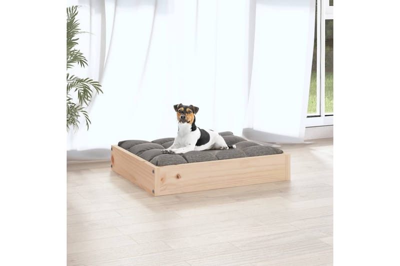 beBasic hundeseng 51,5x44x9 cm massivt fyrretræ - Brun - Sport & fritid - Til dyrene - Til hund - Hundemøbler - Hundeseng
