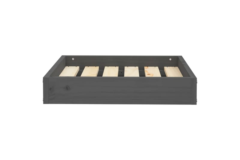 beBasic hundeseng 51,5x44x9 cm massivt fyrretræ grå - GrÃ¥ - Sport & fritid - Til dyrene - Til hund - Hundemøbler - Hundeseng