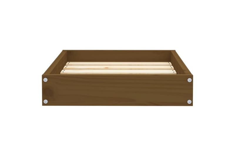 beBasic hundeseng 51,5x44x9 cm massivt fyrretræ gyldenbrun - Brun - Sport & fritid - Til dyrene - Til hund - Hundemøbler - Hundeseng