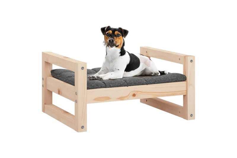 beBasic hundeseng 55,5x45,5x28 cm massivt fyrretræ - Brun - Sport & fritid - Til dyrene - Til hund - Hundemøbler - Hundeseng