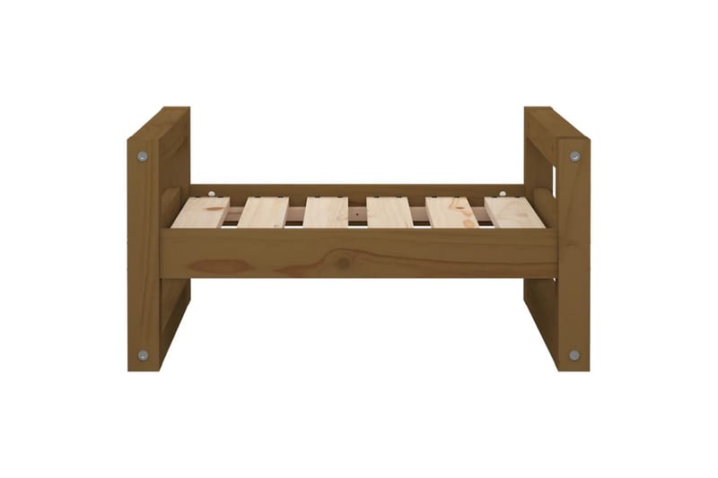beBasic hundeseng 55,5x45,5x28 cm massivt fyrretræ gyldenbrun - Brun - Sport & fritid - Til dyrene - Til hund - Hundemøbler - Hundeseng