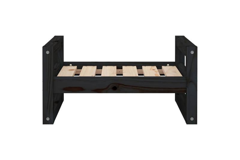 beBasic hundeseng 55,5x45,5x28 cm massivt fyrretræ sort - Sort - Sport & fritid - Til dyrene - Til hund - Hundemøbler - Hundeseng