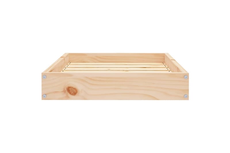 beBasic hundeseng 61,5x49x9 cm massivt fyrretræ - Brun - Hundeseng - Hundemøbler