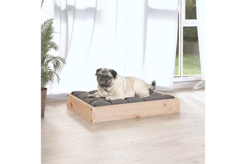 beBasic hundeseng 61,5x49x9 cm massivt fyrretræ - Brun - Sport & fritid - Til dyrene - Til hund - Hundemøbler - Hundeseng