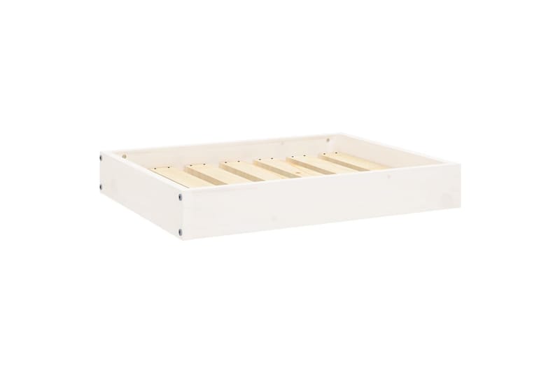beBasic hundeseng 61,5x49x9 cm massivt fyrretræ hvid - Hvid - Sport & fritid - Til dyrene - Til hund - Hundemøbler - Hundeseng