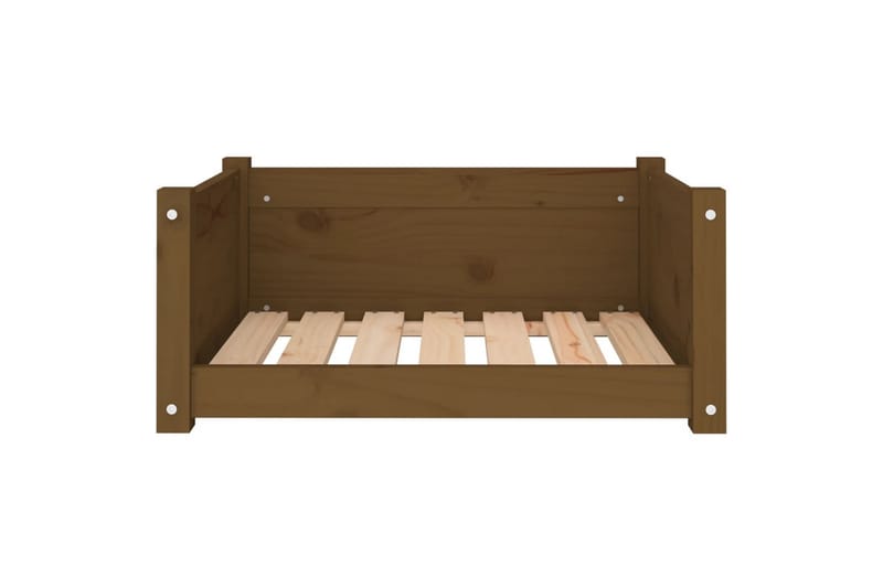 beBasic hundeseng 65,5x50,5x28 cm massivt fyrretræ gyldenbrun - Brun - Sport & fritid - Til dyrene - Til hund - Hundemøbler - Hundeseng