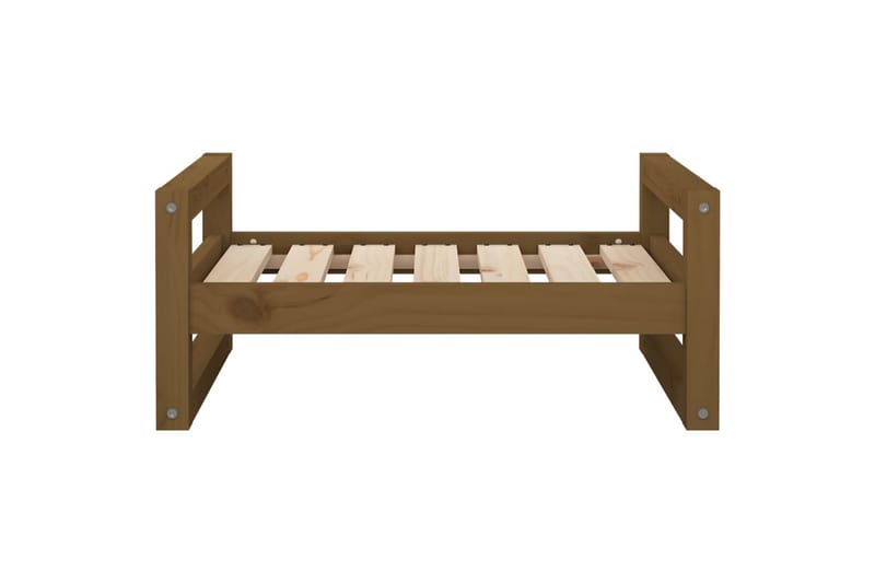 beBasic hundeseng 65,5x50,5x28 cm massivt fyrretræ gyldenbrun - Brun - Sport & fritid - Til dyrene - Til hund - Hundemøbler - Hundeseng