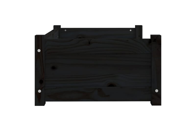 beBasic hundeseng 65,5x50,5x28 cm massivt fyrretræ sort - Sort - Sport & fritid - Til dyrene - Til hund - Hundemøbler - Hundeseng