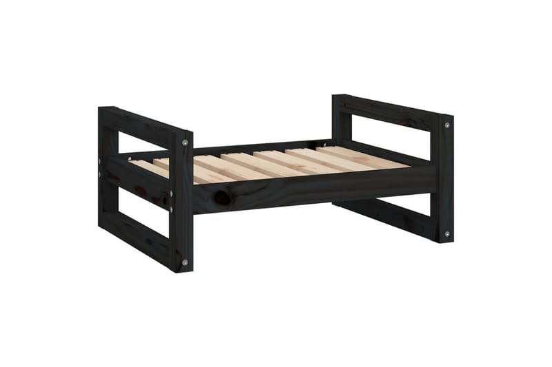 beBasic hundeseng 65,5x50,5x28 cm massivt fyrretræ sort - Sort - Sport & fritid - Til dyrene - Til hund - Hundemøbler - Hundeseng