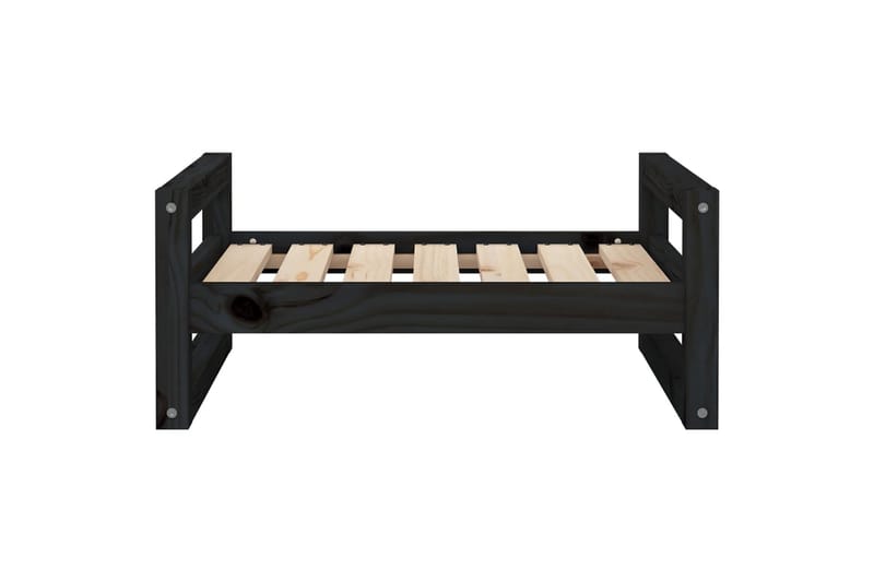 beBasic hundeseng 65,5x50,5x28 cm massivt fyrretræ sort - Sort - Sport & fritid - Til dyrene - Til hund - Hundemøbler - Hundeseng