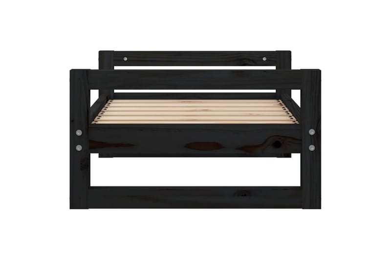 beBasic hundeseng 65,5x50,5x28 cm massivt fyrretræ sort - Sort - Sport & fritid - Til dyrene - Til hund - Hundemøbler - Hundeseng