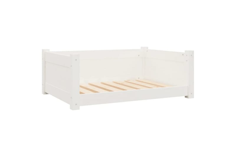 beBasic hundeseng 75,5x55,5x28 cm massivt fyrretræ hvid - Hvid - Sport & fritid - Til dyrene - Til hund - Hundemøbler - Hundeseng