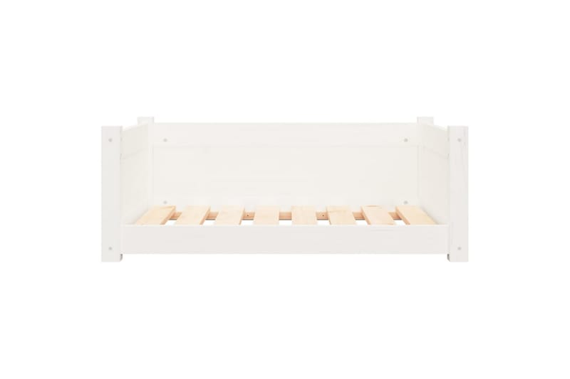 beBasic hundeseng 75,5x55,5x28 cm massivt fyrretræ hvid - Hvid - Sport & fritid - Til dyrene - Til hund - Hundemøbler - Hundeseng