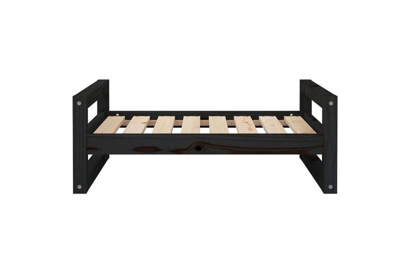 beBasic hundeseng 75,5x55,5x28 cm massivt fyrretræ sort - Sort - Sport & fritid - Til dyrene - Til hund - Hundemøbler - Hundeseng