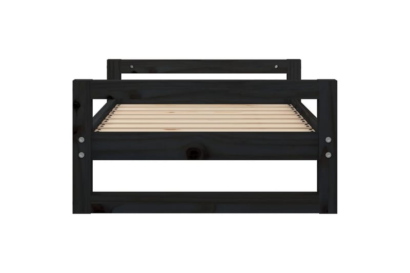 beBasic hundeseng 75,5x55,5x28 cm massivt fyrretræ sort - Sort - Sport & fritid - Til dyrene - Til hund - Hundemøbler - Hundeseng