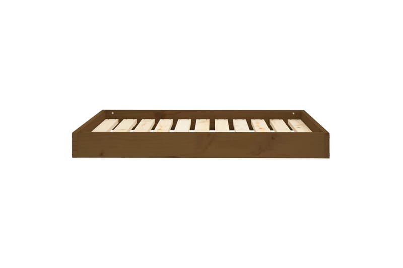 beBasic hundeseng 91,5x64x9 cm massivt fyrretræ gyldenbrun - Brun - Sport & fritid - Til dyrene - Til hund - Hundemøbler - Hundeseng