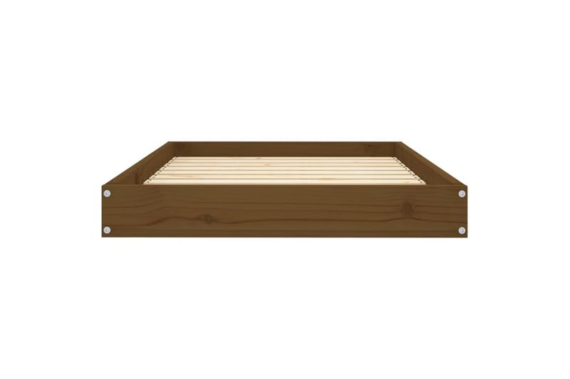 beBasic hundeseng 91,5x64x9 cm massivt fyrretræ gyldenbrun - Brun - Sport & fritid - Til dyrene - Til hund - Hundemøbler - Hundeseng
