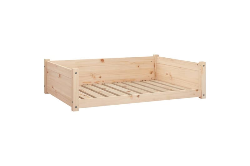 beBasic hundeseng 95,5x65,5x28 cm massivt fyrretræ - Brun - Sport & fritid - Til dyrene - Til hund - Hundemøbler - Hundeseng
